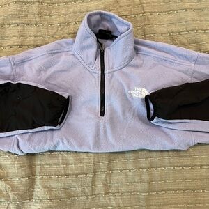 The North Face Lavender Fleece Quarter Zip